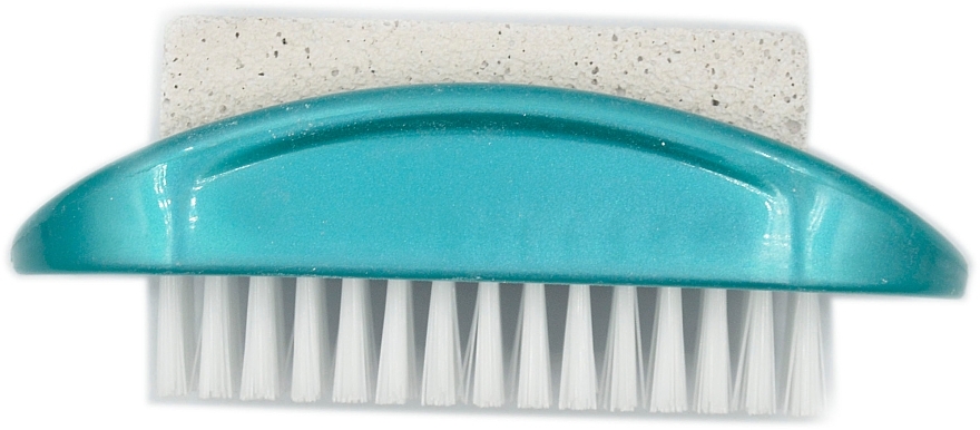 Natural Pumice Stone & Brush PF-01,blue - Beauty LUXURY — photo N1