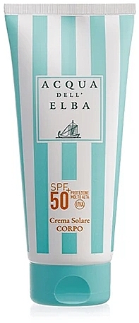 Protective Body Cream - Acqua Dell Elba Body Sun Cream SPF 50+ — photo N1