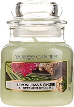 Fragrances, Perfumes, Cosmetics Scented Candle "Lemongrass & Ginger" - Yankee Candle Lemongrass & Ginger