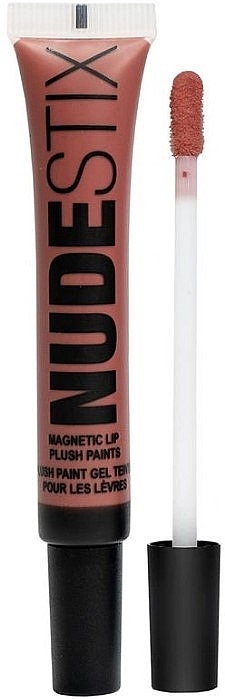 3-in-1 Liquid Lipstick - Nudestix Magnetic Plush Paints — photo N1