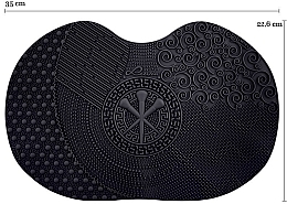 Fragrances, Perfumes, Cosmetics Brush Cleansing Mat - Luvia Cosmetics Brush Cleansing Mat Black