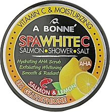 White Salmon Shower Scrub - A Bonne Spa White Salmon Shower Salt — photo N1