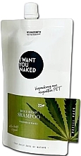 Hair Shampoo ‘Volume & Waves’ - I Want You Naked Holy Hemp Shampoo (Refill) — photo N1