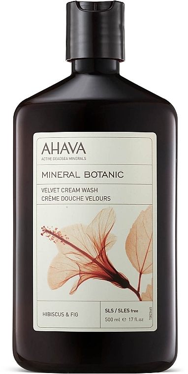 Hibiscus & Fig Shower Cream - Ahava Mineral Botanic Velvet Cream Wash Hibiscus & Fig — photo N2