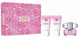 Fragrances, Perfumes, Cosmetics Versace Bright Crystal - Set (edt/50ml + b/l/50ml + s/g/50ml)