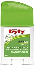 Fragrances, Perfumes, Cosmetics Deodorant Stick - Byly Fresh Nature With Ecological Green Tea Deodorant Stick