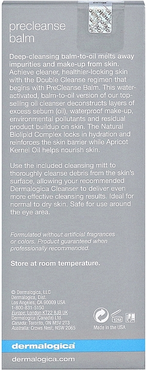 Face Cleansing Balm - Dermalogica Daily Skin Health Precleanse Balm — photo N4