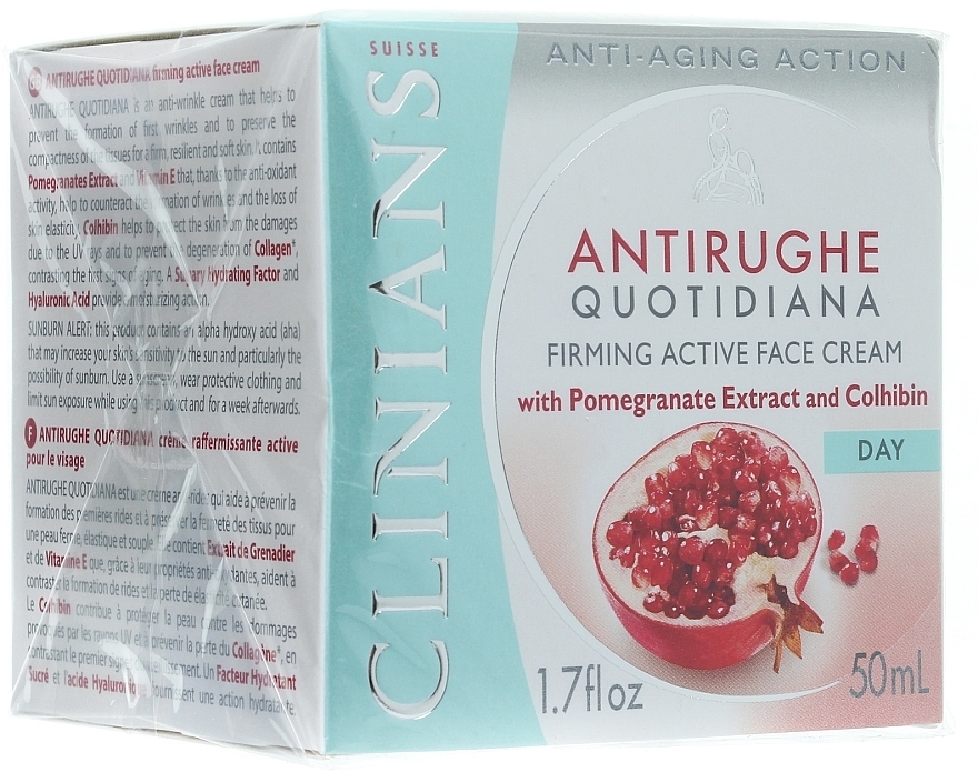Anti-Wrinkle Day Cream - Clinians Melograno Cream — photo N1