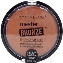 Fragrances, Perfumes, Cosmetics Face Bronzer - Maybelline Face Studio Master Bronze Matte Bronzing Powder