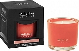 Fragrances, Perfumes, Cosmetics Almond Powder Scented Candle - Millefiori Milano Natural Almond Blush Scented Candle