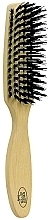 Fragrances, Perfumes, Cosmetics Rectangular Wooden Hair Brush, beige - 3ME Maestri Classic