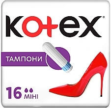 Fragrances, Perfumes, Cosmetics Tampons 'Mini', 16 pcs. - Kotex