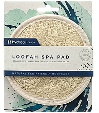 Loofah and Cotton Washcloth, 15 cm - Hydrea London Organic Egyptian Loofah Body Pad — photo N2