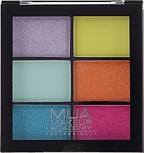 Fragrances, Perfumes, Cosmetics Eyeshadow Palette - MUA Makeup Academy Professional 6 Shade Palette