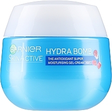 Fragrances, Perfumes, Cosmetics Night Gel-Cream - Garnier Skin Active Hydra Bomb Gel-Crem