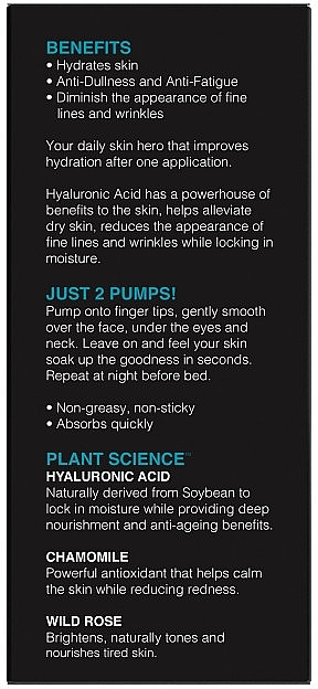 Moisturising Face Serum - BarberPro Hydrating Hyaluronic Acid 2% Daily Serum — photo N2