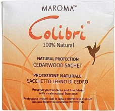 Cedar Scented Sachets - Maroma Colibri Square Sachet Cedarwood — photo N4