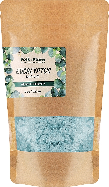 Eucalyptus Bath Salt - Folk&Flora Eucalyptus Bath Salt — photo N1