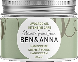 Natural Avocado Hand Cream - Ben & Anna Handcreme Intensive Care — photo N1