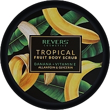 Fragrances, Perfumes, Cosmetics Coarse-Grained Banana & Vitamin E Body Scrub - Revers Tropical Fruit Body Scrub