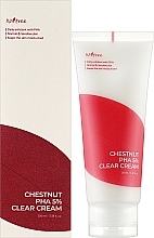 Exfoliating PHA Cream - IsNtree Chestnut PHA 5% Clear Cream  — photo N2