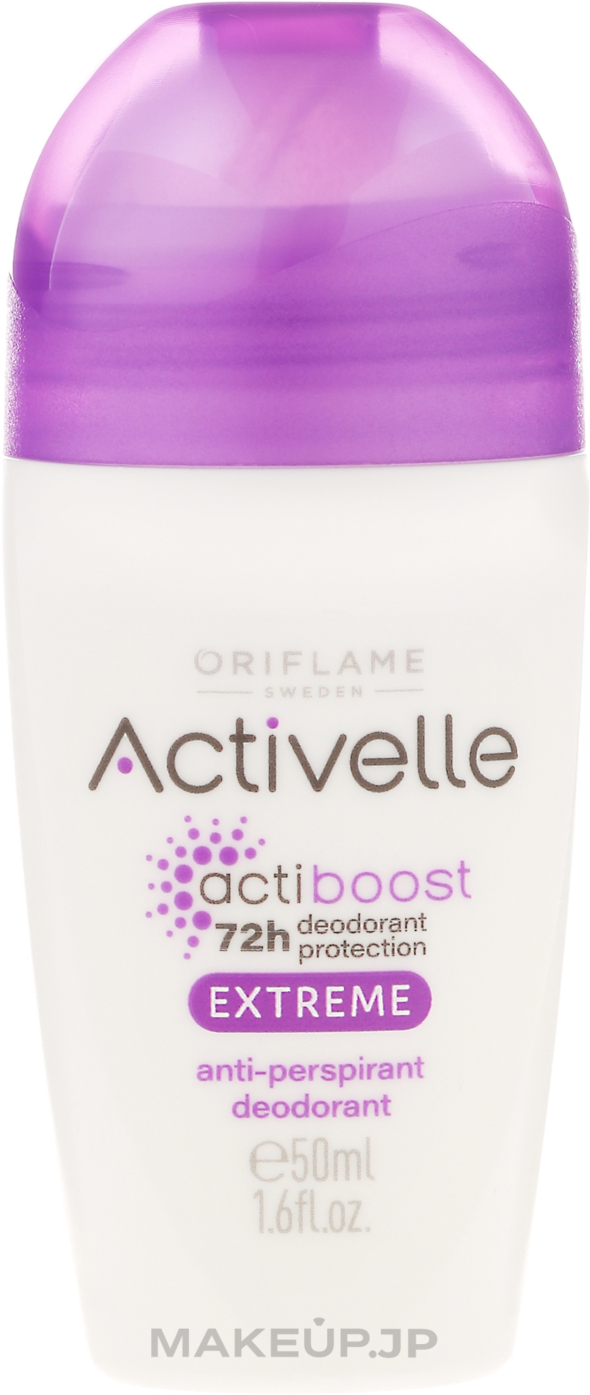 Roll-On Antiperspirant-Deodorant 72h - Oriflame Activelle Actiboost Extreme — photo 50 ml