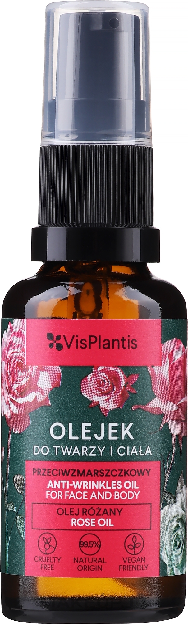 Face Oil "Rose" - Vis Plantis Rose Oil For Face — photo 30 ml