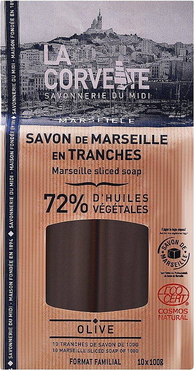 Olive Soap - La Corvette Savon de Marseille Olive Brut 72% — photo N4