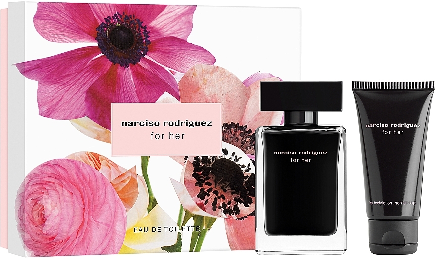 Narciso Rodriguez For Her - Set (edt/50ml + b/lot/50ml) — photo N1