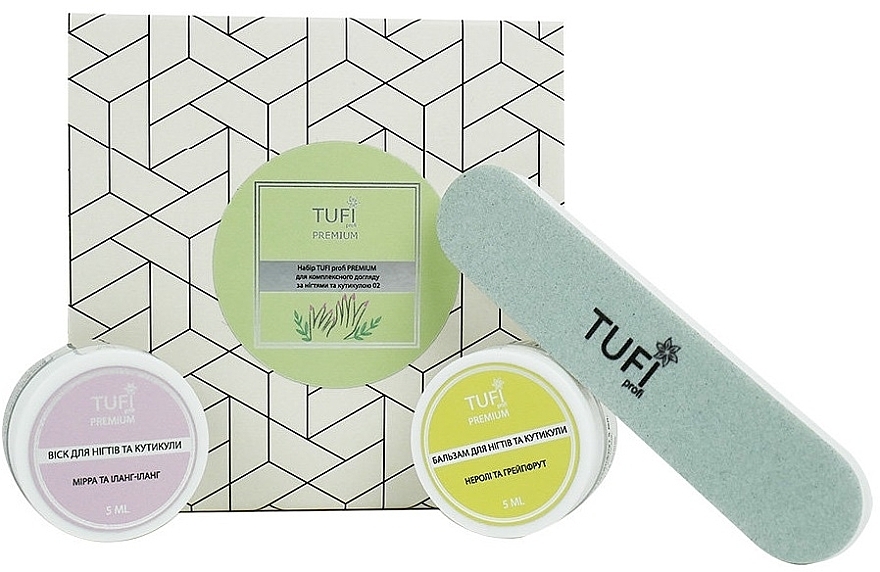 Comprehensive Nail and Cuticle Care Kit 02 - Tufi Profi Premium — photo N1