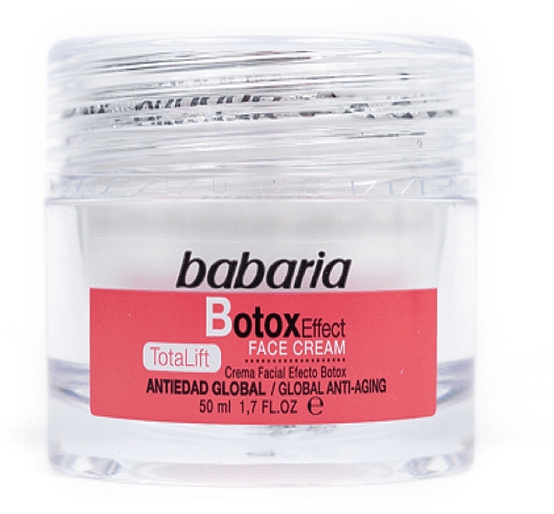 Lifting Face Cream - Babaria Botox Effect Total Lift Face Cream — photo N1