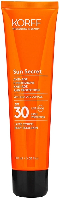 Anti-Age Sun Lotion SPF 30 - Korff Protective and Anti-Age Sun Lotion SPF30 — photo N1