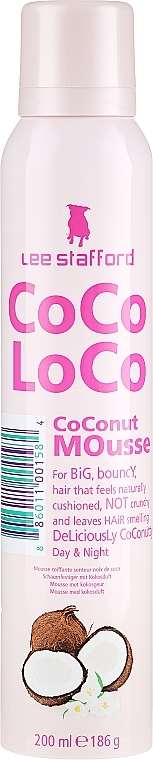 Hair Mousse - Lee Stafford Coco Loco CoConut Mousse — photo N1