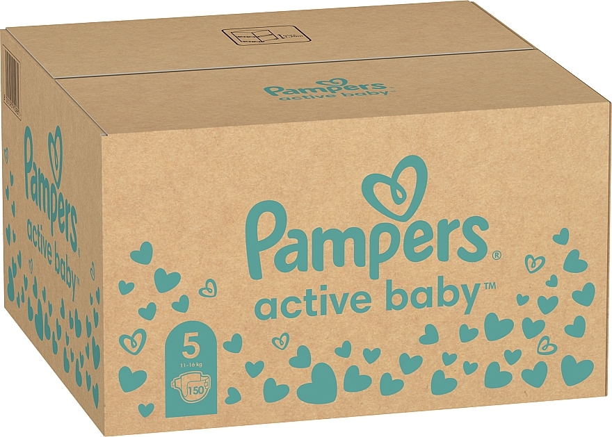 Diapers 'Pampers Active Baby' 5 (11-16 kg), 150 pcs - Pampers — photo N11