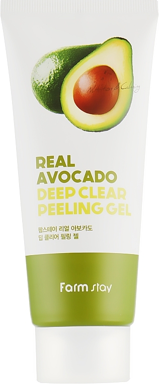Depply Cleansing Face Gel - FarmStay Real Avocado Deep Clear Peeling Gel — photo N2