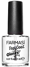 Fragrances, Perfumes, Cosmetics Glossy Top Coat - Farmasi Top Coat Glossy