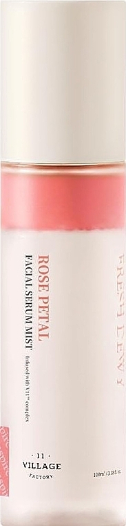 Rose Petal Facial Serum Mist - Village 11 Factory Fresh Dewy Rose Petal Facial Serum Mist — photo N1