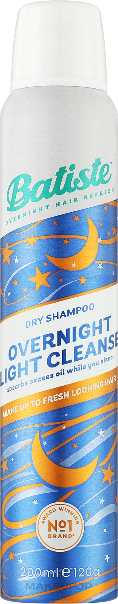 Dry Shampoo - Batiste Overnight Light Cleanse Dry Shampoo — photo 200 ml