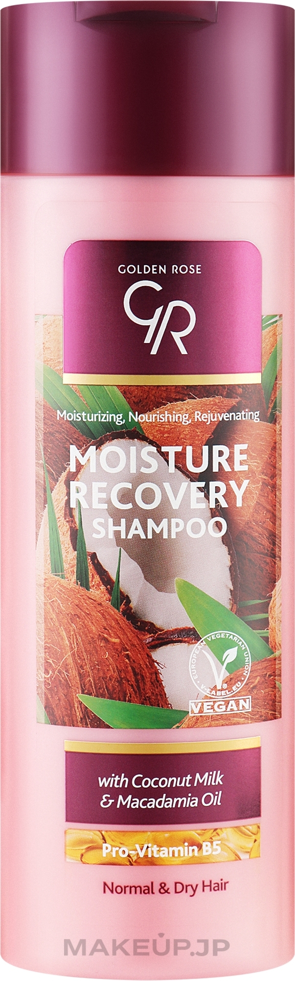 Shampoo for Normal and Dry Hair - Golden Rose Moisture Recovery Shampoo — photo 430 ml