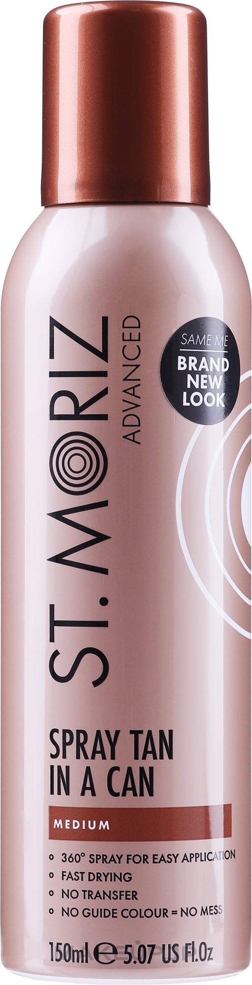 Self-tanning Spray - St. Moriz Advanced Gradual Spray Tan In A Can Medium — photo 150 ml