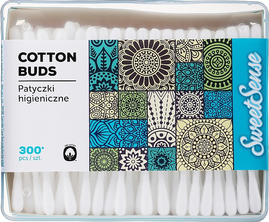 Cotton Buds in Rectangular Box - Cleanic SweetSense Cotton Buds — photo N2