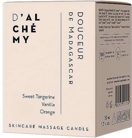 Body Massage Candle 'Madagascar Freshness' - D'Alchemy Douceur De Madagascar Skincare Massage Candle — photo N2