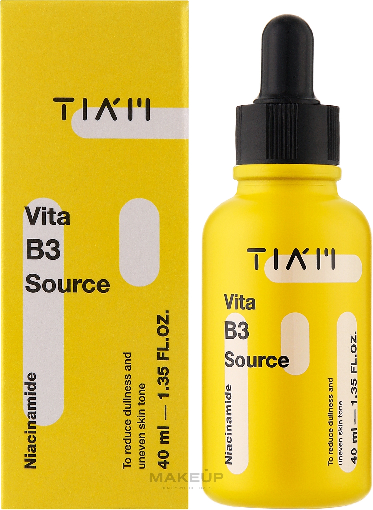 Niacinamide Face Serum - Tiam Vita B3 Source Brightening Serum — photo 40 ml
