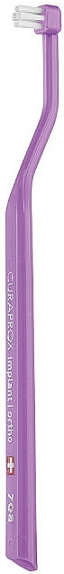 Mono Toothbrush, lilac - Curaprox CS 708 Implant — photo N1