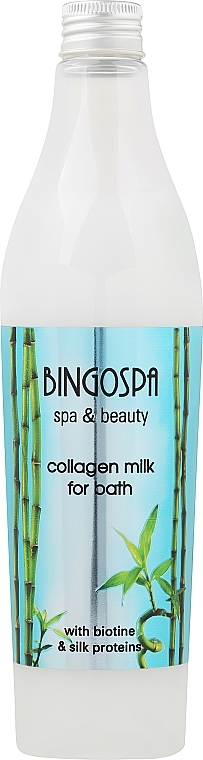 Collagen & Silk Protein Bath Milk - BingoSpa — photo N1