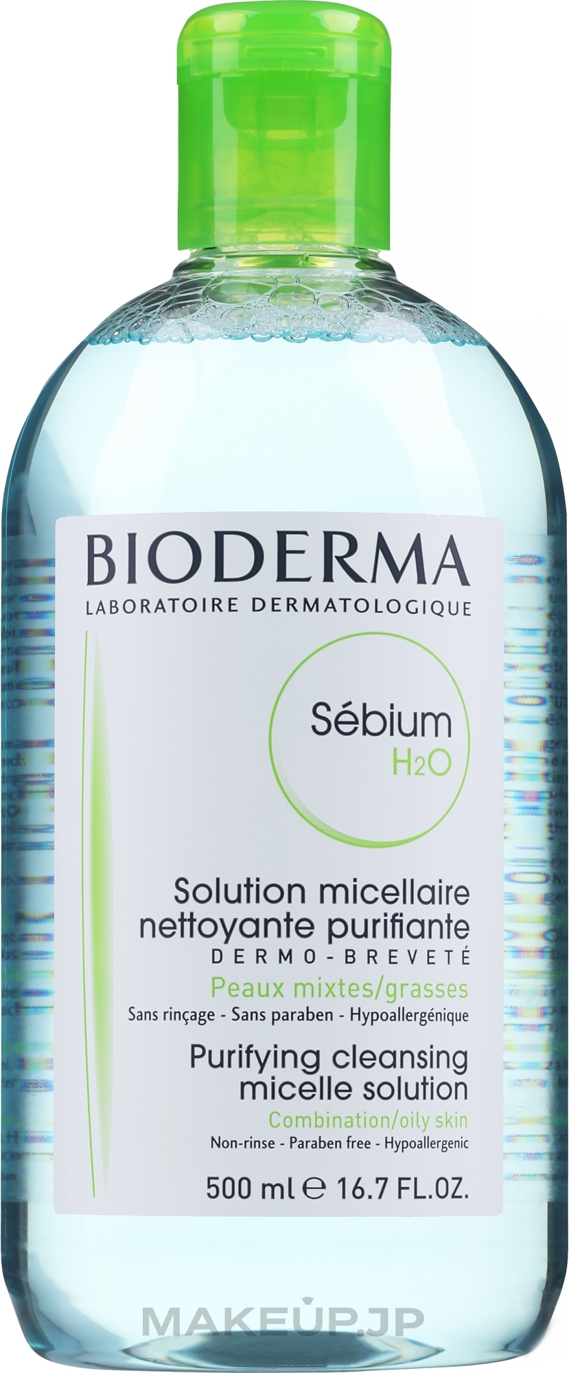 Micellar Lotion - Bioderma Sebium H2O Micellaire Solution — photo 500 ml