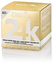 Fragrances, Perfumes, Cosmetics Face Cream 60+ - Efektima Instytut 24K Gold & Liftening Complex Day/Night Cream 60+