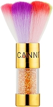 Nail Brush, gold - Canni Dust Brush Gold — photo N1