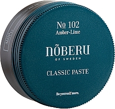 Fragrances, Perfumes, Cosmetics Hair Styling Paste - Noberu of Sweden №102 Amber Lime Classic Paste