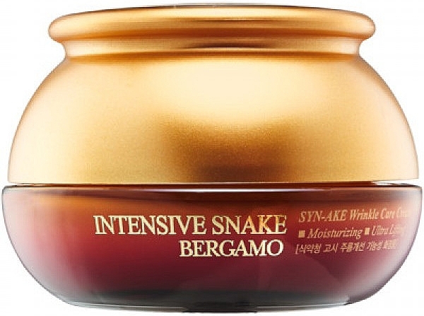 Anti-Aging Cream with Syn-Ake Peptide - Bergamo Intensive Snake Wrinkle Care Cream  — photo N1